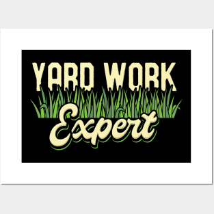 Yard Work Expert Lawn Mower Posters and Art